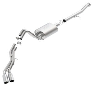 borla 15-16 cadillac escalade esv/yukon denali xl 6.2l v8 at split side ext ss s-type cb exhaust 140653