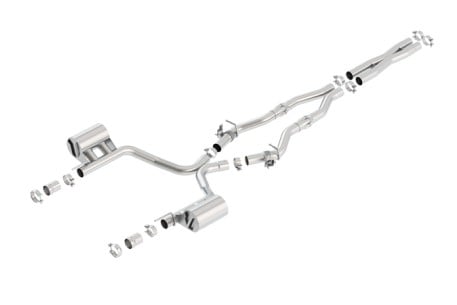 borla 16-17 dodge challenger r/t 5.7l mt/at atak catback exhaust (w/mds valves only) 140714