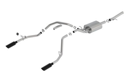 borla 14-18 chevrolet silverado 1500 5.3l v8 at/mt regular cab standard bed atak exhaust 140718bc