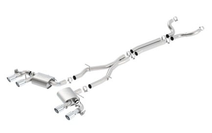 borla 2017+ chevy camaro zl1 6.2l s-type catback exhaust w/ dual split rear exit 140726