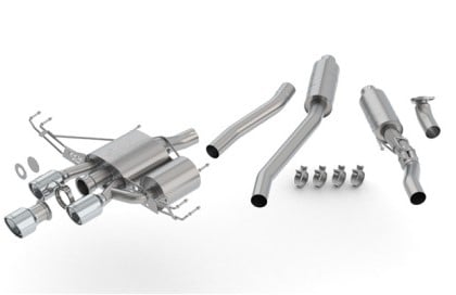 borla 2017-2018 honda civic type-r cat-back exhaust 140738