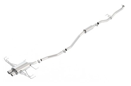 borla 16-17 honda civic sport 1.5l at/mt hatchback s-type catback exhaust 140739
