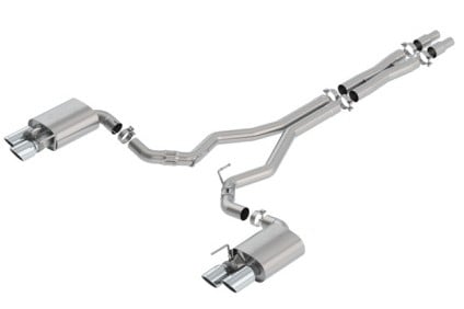 borla 2018 ford mustang gt 5.0l at/mt 3in atak catback exhaust w/ valves 140743