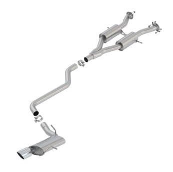 borla 14-18 jeep grand cherokee 3.6l a/t 4dr s-type 2.5in catback exhaust w/polished tip 140748