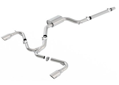 borla 15-17 volkswagen gti (mk7) 2.0t at/mt ss s-type catback exhaust w/stainless brushed tips 140750sb