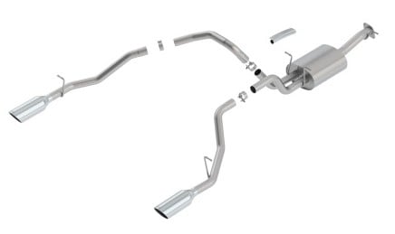 borla 2019 ram 1500 5.7l v8 at 4dr crew cab short bed s-type ss catback exhaust 140752