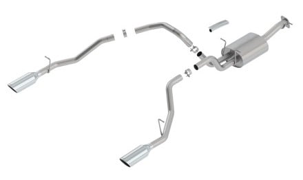 borla 2019 ram 1500 5.7l v8 at 4dr crew cab short bed atak ss catback exhaust 140753