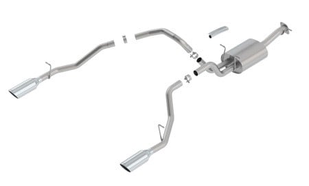 borla 2019 ram 1500 5.7l v8 at 4dr crew cab short bed touring ss catback exhaust 140758