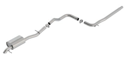 borla 2019 volkswagen jetta 1.4l 2.5in pipe dia 2.5in tip turn down pipe s type catback exhaust 140763