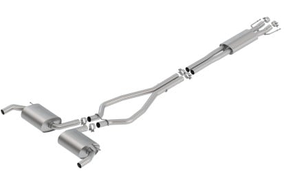 borla 2019 ford edge st 2.7l v6 at awd 4dr 2.25in s-type catback exh (for use w/factory fascia tips) 140766