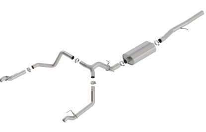 borla 19 chevrolet silverado/gmc sierra 1500 6.2l ss touring catback exhaust 140771