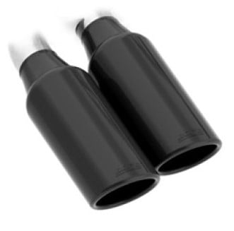 borla 19 chevrolet silverado/gmc sierra 1500 6.2l ss atak catback exhaust - black chrome tips 140776bc