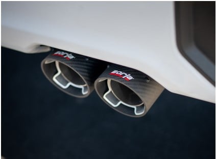 borla 2019 chevrolet silverado 1500 6.2 w/ 147in wb 2.75in s-type catback exhaust -carbon fiber tips 140779cf