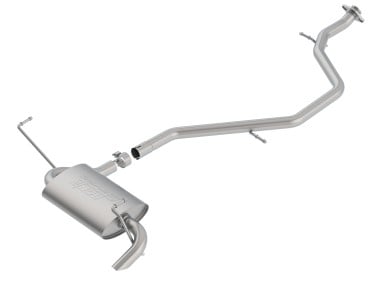 borla 2019 corolla se/xse 2.0l at/mt fwd 4dr hatchback 2in s-type exhaust turn down tip 140790