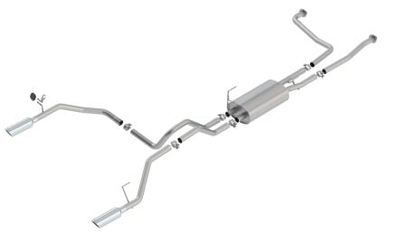 borla 16-19 nissan titan 5.6l v8 2wd/4wd s-type catback exhaust 140796