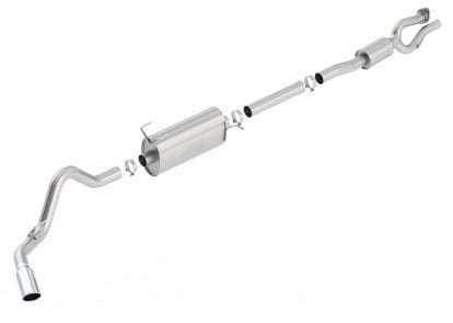 borla s-type cat-back 17-19 ford f-250/350 super duty side exit exhaust - 5in tip 140798