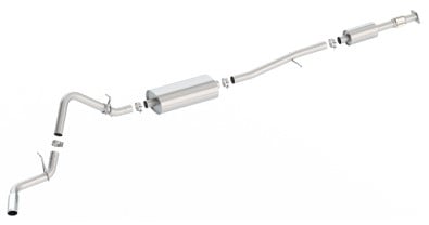 borla s-type cat-back 19-20 chevrolet silverado side exit exhaust 140800