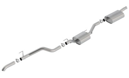 borla 2020 jeep gladiator jt 3.6l v6 awd 2.75in touring climber turndown tip 140808