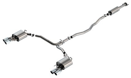 borla 18-20 toyota camry xse cat back s-type exhaust 3.5in tip dual split rear exit 140823