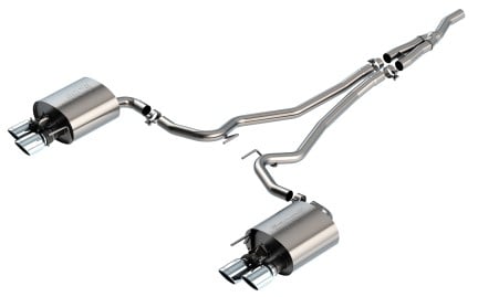 borla 19-20 ford mustang ecoboost 2.3l 2.25in s-type exhaust w/ valves 140827