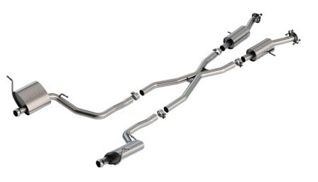 borla 14-20 jeep grand cherokee high altitude/summit 3.6l v6 2/4wd 2.25in s-type cat-back 140836