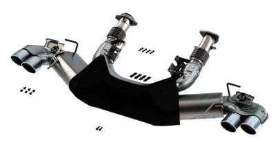 borla 2020 chevrolet corvette c8 6.2l atak 3in exhaust system dual round a/c tips 4inx 4.75in 140839