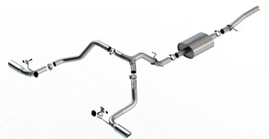 borla 19-20 chevrolet silverado 5.3l v8 2/4wd regular cab s-type cat-back 140842