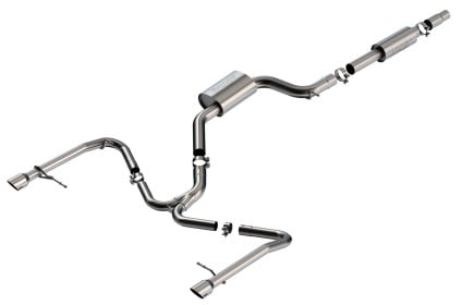 borla 19-21 vw gli 2.0l s-type 3.5in x 5.5in tip cat-back exhaust 140850sb
