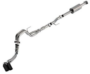 borla f-150 2021 5.0l 4dr cc sb ec stb lariat/kr/platnm/ltd 3/2.25 dse cat-back atak black chr tips 140875bc