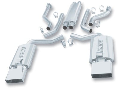 borla 92-96 chevrolet corvette hatchback/conv 5.7l 8cyl 4/6 spd touring ss catback exhaust 14385