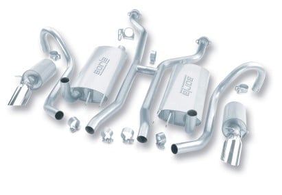 borla 94-95 chevy impala ss / 94-96 caprice classic ss h-pipe catback exhaust system 14504