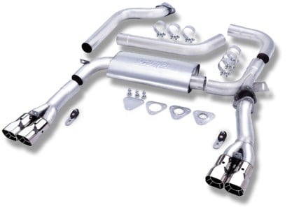 borla 95-97 chevrolet camaro / pontiac trans am 5.7l 3in adjustable ss cat-back 14555