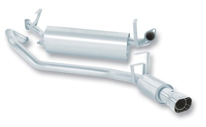 borla 95-97 toyota land cruiser 4dr 4.5l 6cyl at 4spd 4wd ss catback exhaust system 14590