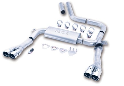 borla 98-01 camaro/trans am 5.7l v8 at/mt catback exhaust quad tips 14780