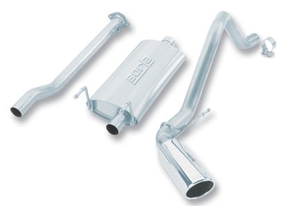 borla 00-04 toyota tacoma pre-runner 3.4l v6 4wd 2dr ec/sb ss catback truck side exit exhaust 14945