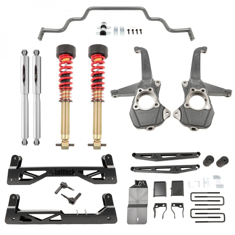 belltech 2019-2021 silverado / sierra 4wd 6in. lift kit 150210hk
