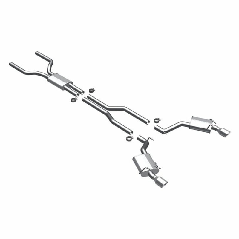 magnaflow 10-13 camaro 6.2l v8 2.5 inch street series stainless cat back performance exhaust 15089