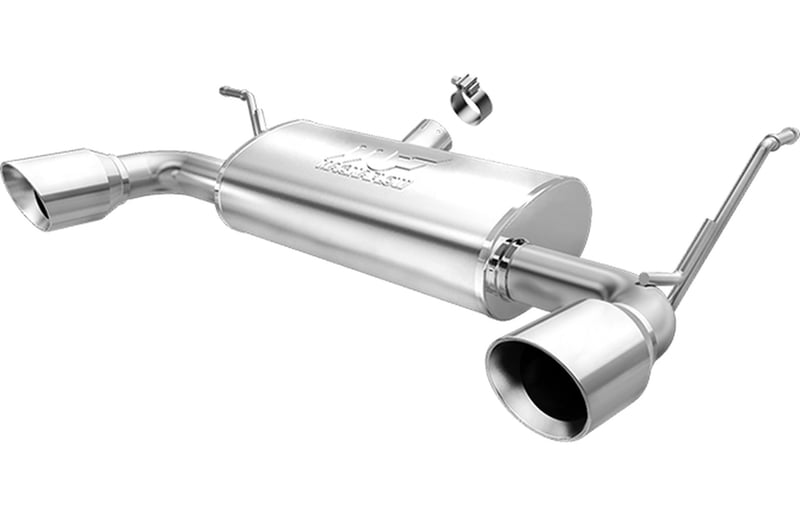magnaflow 07-18 jeep street series axle-back performance exhaust systeml 15178