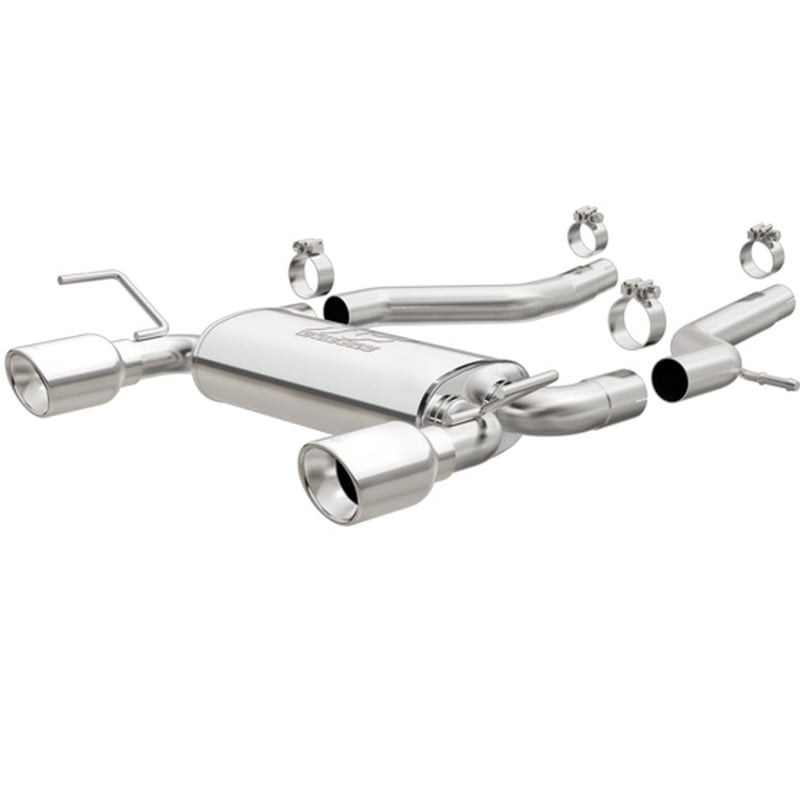 magnaflow 2013-2018 cadillac ats street series axle-back performance exhaust system 15196