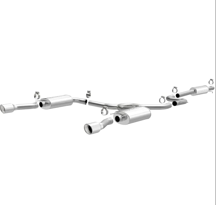 magnaflow 12 chevy impala v6 3.6l dual split rear exit stainless cat back perf exhaust 15197