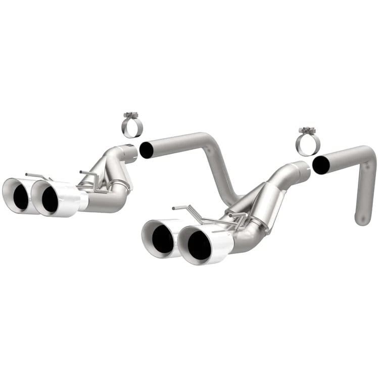 magnaflow 09-13 chev corvette v8 6.2l comp series quad center rear exit ss cat-back perf exhaust 15283
