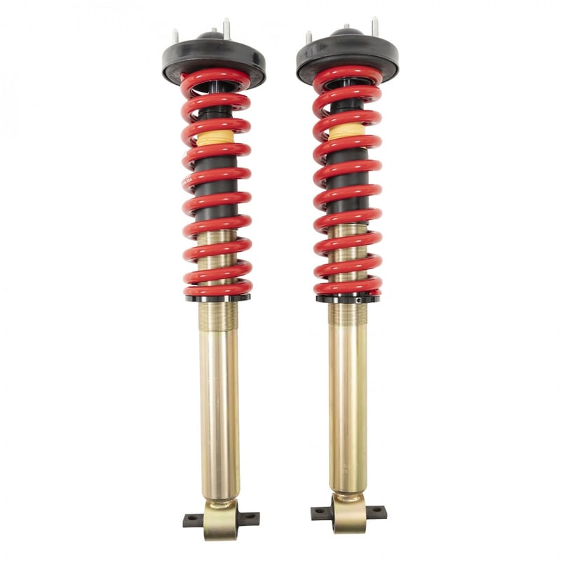 belltech 2021+ f-150 4wd 6-7in lift height adjustable coilover kit 15307