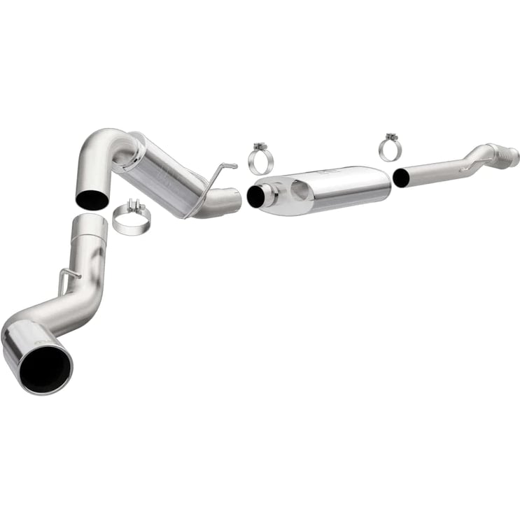 magnaflow 14-18 chevy/gmc silverado/sierra 1500 v8 6.2l ss cat-back single p/s rear side exit exhaust 15318