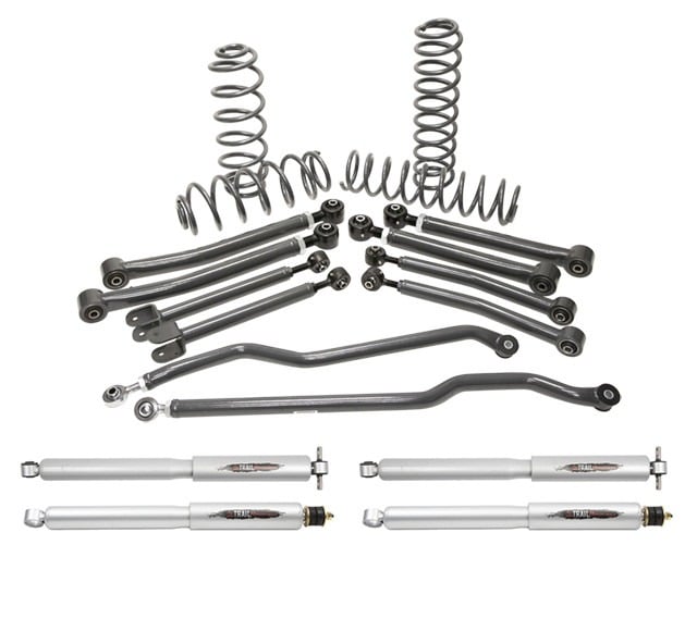 belltech 07-17 wrangler rubicon unlimited jk 4dr 4in. lift kit 153201tp