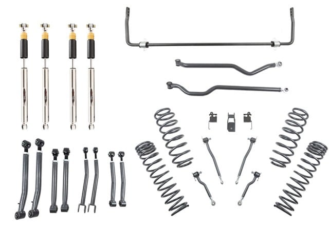 belltech 18-21 wrangler rubicon jl 4dr 4in. lift kit 153205hkp