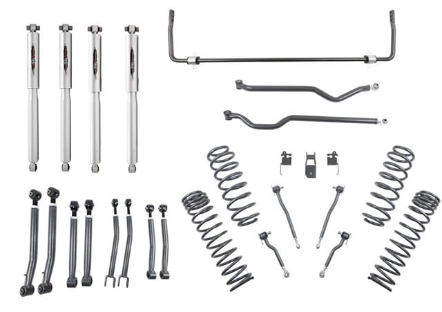belltech 18-21 wrangler rubicon jl 4dr 4in. lift kit 153205tp