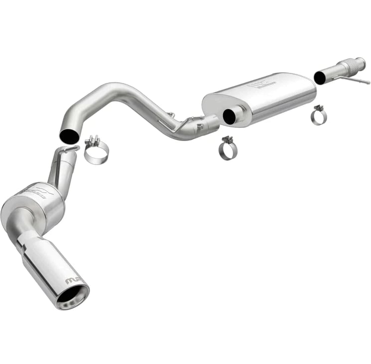 magnaflow sys cat-back 15-20 chevrolet tahoe / gmc yukon 3in single passenger side rear ext. 4in tip 15355