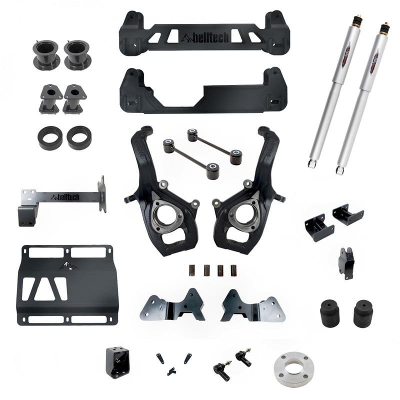 belltech 19-21 ram 1500 4wd all cabs 6in-8in base lift kit 153712bk