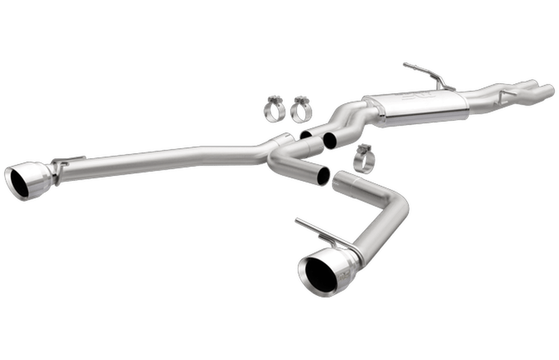 magnaflow 14-17 audi q5 street series cat-back performance exhaust system 15378