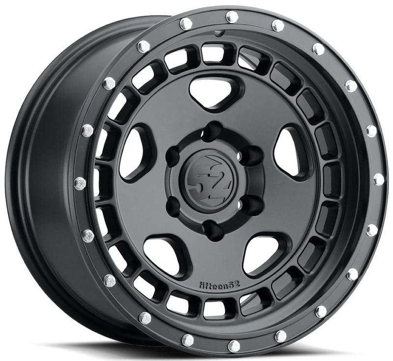 17x8.5 fifteen52 off-road turbomac hd asphalt black w/ steel hardware 5x150 0mm
